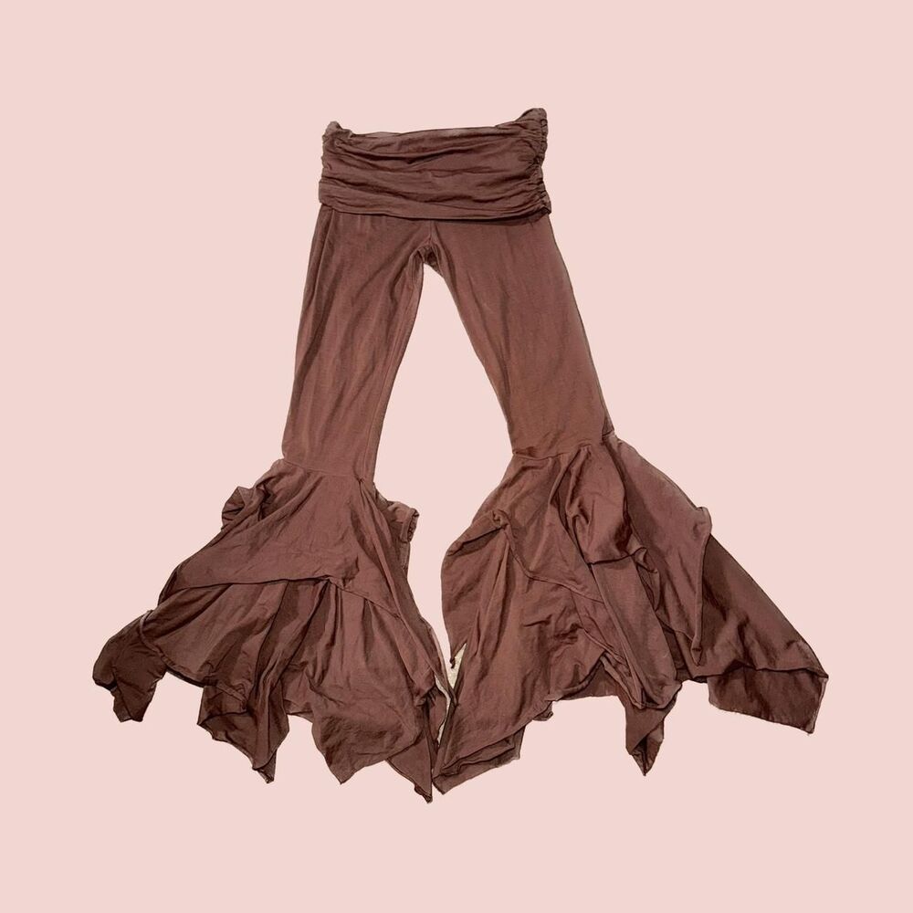 Dolls-kill Women's Brown and Pink Trousers